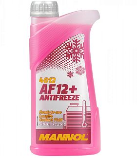 Антифриз червоний 1л AF12+ Longlife -40°C Mannol