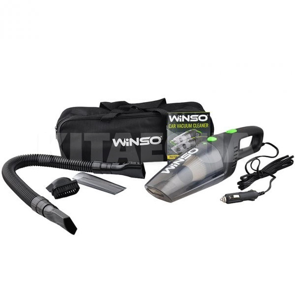 Автомобильный пылесос для сухой уборки 110вт 12в черный Winso (250200)