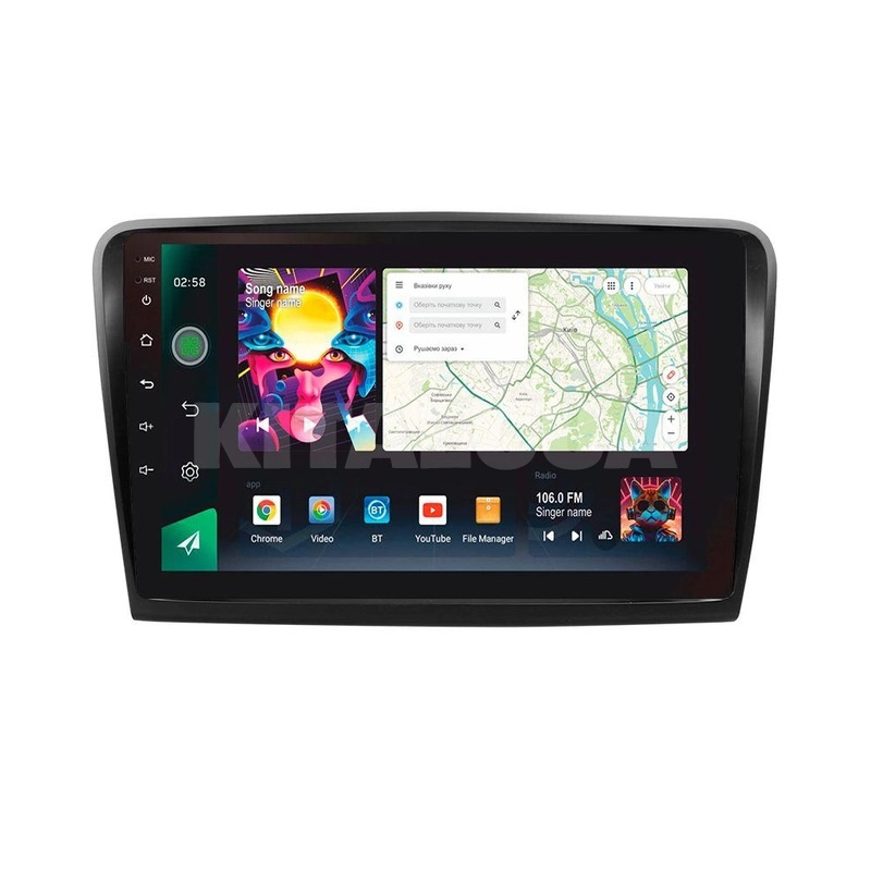 Штатна магнітола PRO 10464 4+64 Gb 10 Skoda Superb 2 B6 2008-2015 SIGMA4car (40157) - 2
