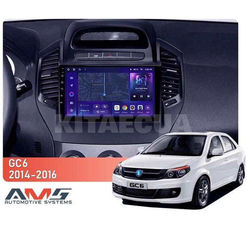 Штатна магнітола MOSS M3 4+32 ГБ 9" Geely GC6 1 2014-2016 AMS (49920) - 2