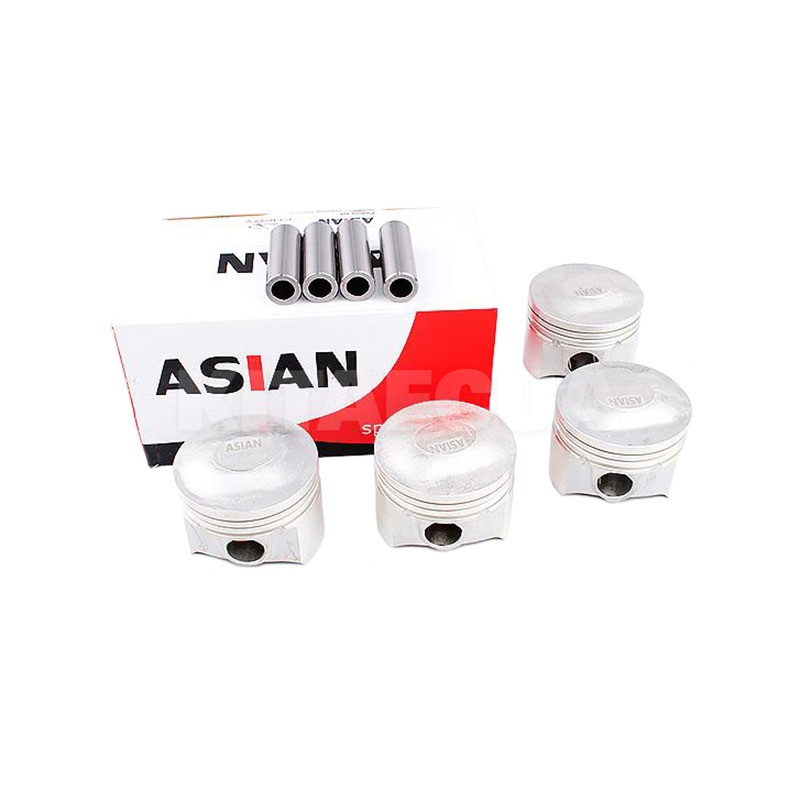 Поршні двигуна 0.25 (з пальцями) - 4шт 1.6 L ASIAN на Chery AMULET (480EF-1004020BA)