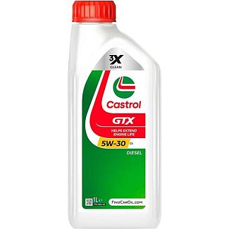 Масло моторное синтетическое 1л 5W-30 GTX C4 CASTROL