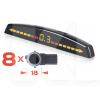 Парктроник A8181 V2 черный на 8 датчиков 18 мм AMS (66088)