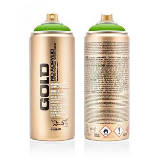 Фарба салатова 400мл напівглянсова GL 6040 Lawn Green MONTANA