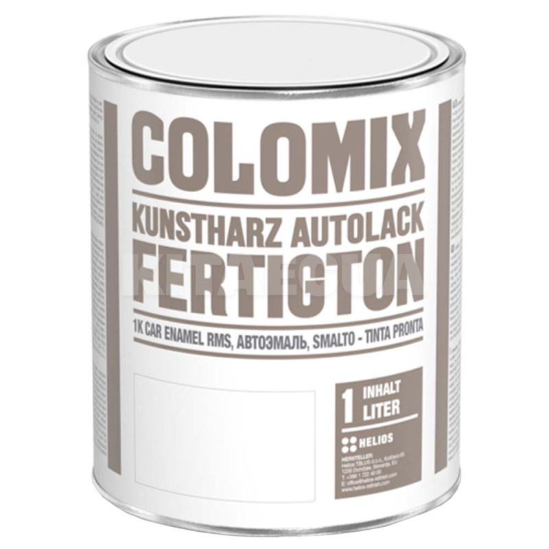 Краска-эмаль белая 800мл алкидная 1K №201 COLOMIX (00000000673-Colomix)