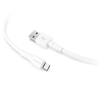 Кабель USB microUSB 2.4A C21-01 1м білий CHAROME