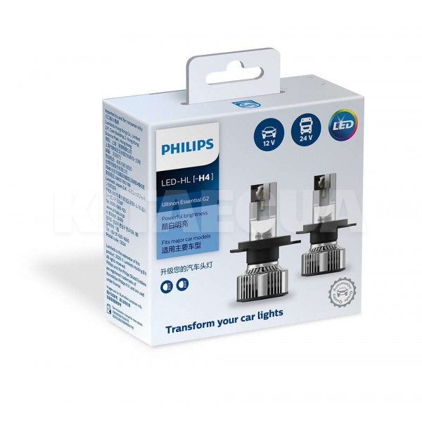 LED лампа Ultinon Essential G2 P43t 21W 6500K (комплект) PHILIPS (11342UE2X2)