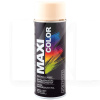 Краска-эмаль кремово-белая 400мл универсальная декоративная MAXI COLOR (MX9001)