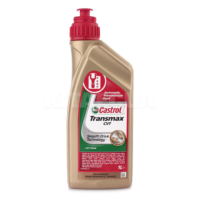 Масло трансмиссионное синтетическое 1л TRANSMAX CVT CASTROL (RB-TRANCVT-12X1)