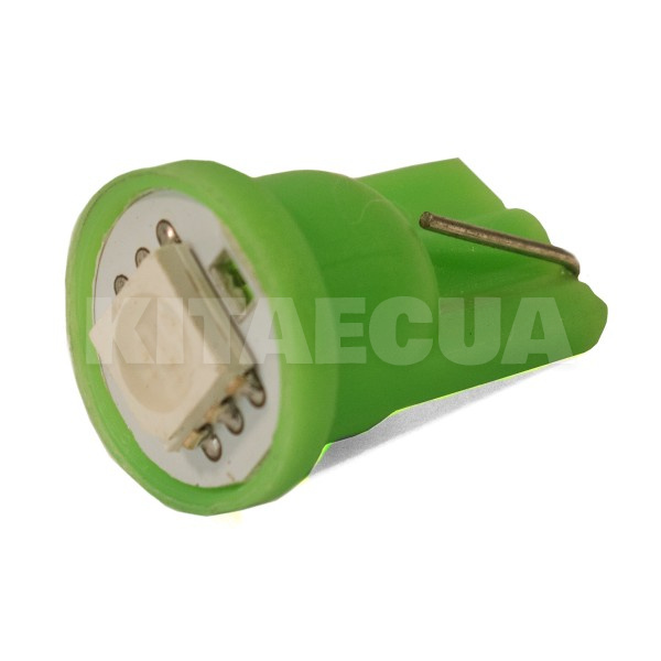 LED лампа для авто W5W T10 0.45W зелений AllLight (29015800)