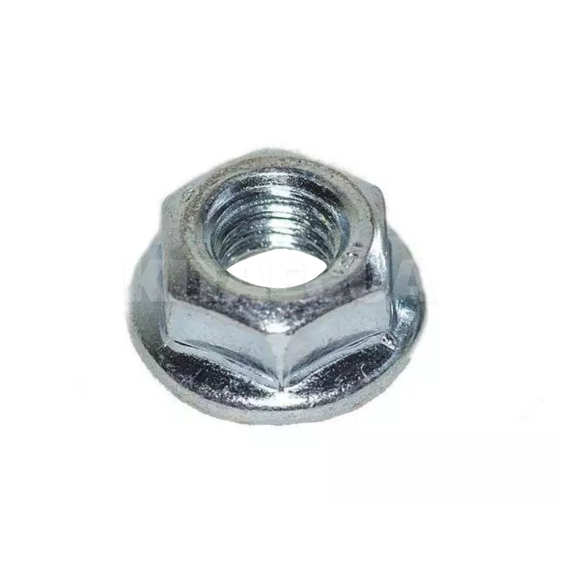 Гайка M16 с фланцем и насечкой DIN 6923 (4975)