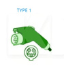 Зарядка для электромобиля Type 1 3.7 кВт 16A 1-фаза Pro Wi-Fi EVEUS (M16 T1 Pro)