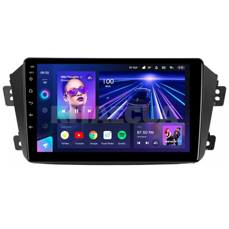 Штатна магнітола CC3L 4+64 Gb 9" Geely Emgrand X7 2011-2019 Teyes (51679)