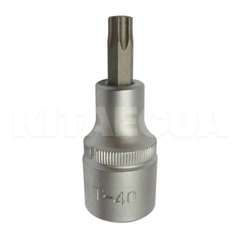 Головка торцева з 6-променевою насадкою (з отвором) T-40H 1/2" 55 мм FORCE (FOR 34705540)