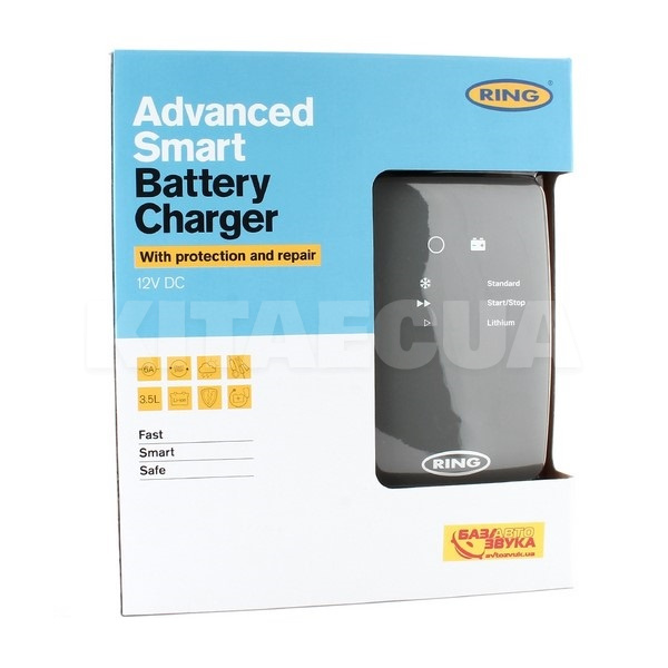 Зарядное устройство для аккумулятора 12В 6A 230В импульсное Advanced Smart Battery Charger RING (RESC706) - 2