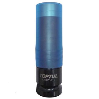 Головка ударная удлиненная 6-гранная для шиномонтажа 17 мм 1/2" 86 мм TOPTUL