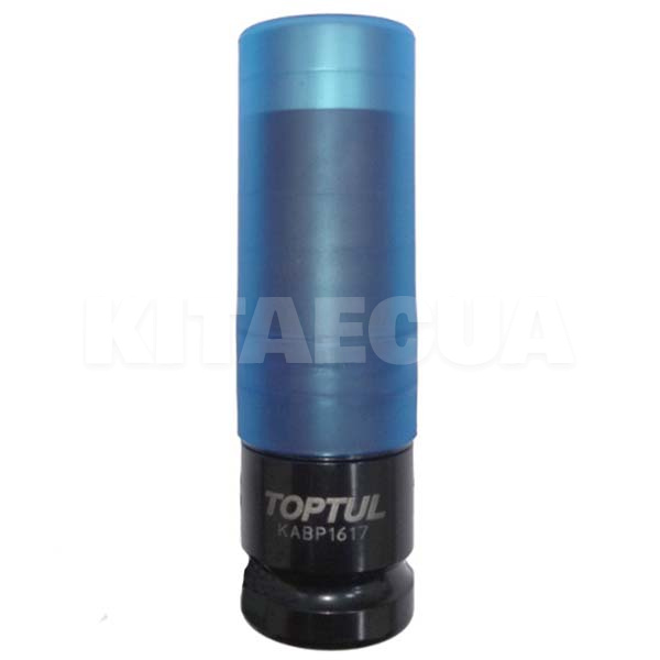 Головка ударна подовжена 6-гранна для шиномонтажу 17 мм 1/2" 86 мм TOPTUL (KABP1617)