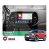 Штатна магнітола PRO 10464 4+64 Gb 10 Jeep Compass 2 MP 2016-2018 SIGMA4car (40099)