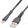 Кабель USB Lightning 3А PD-B47i 1м чорний Proda (PD-B47i-BK)