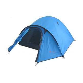 Палатка туристическая 285х205х120 см 3-местная голубая Travel-3 Time Eco