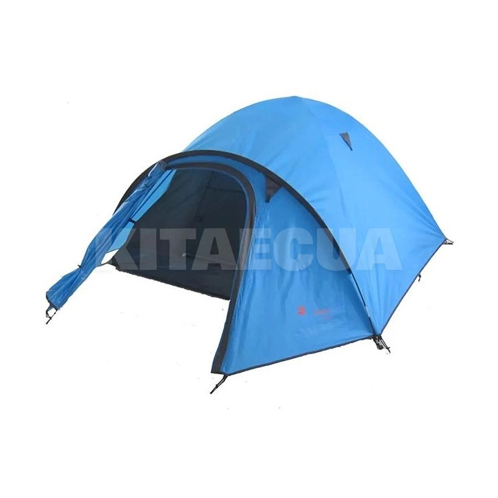 Палатка туристическая 285х205х120 см 3-местная голубая Travel-3 Time Eco (4001831143160_3)