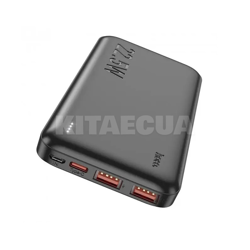 Повербанк Astute 10000mAh 22.5W чорний HOCO (6931474782472) - 2