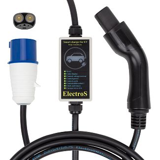 Зарядка Tesla 3 7.4 кВт 32A 1-фаза Type Tesla (американское авто) WI-FI ElectroS