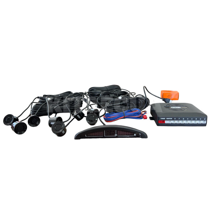 Парктронік LP-10180 чорний на 8 датчиків 22 мм PULSO (LP-10180-black)