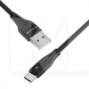 Кабель USB Type-C 2.4A 1м Soft Silicone черный PROOVE (492030001)