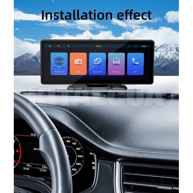Автоэкран Carplay/Android Auto 10.2 K2 OBDPEAK (OBD-K2) - 2