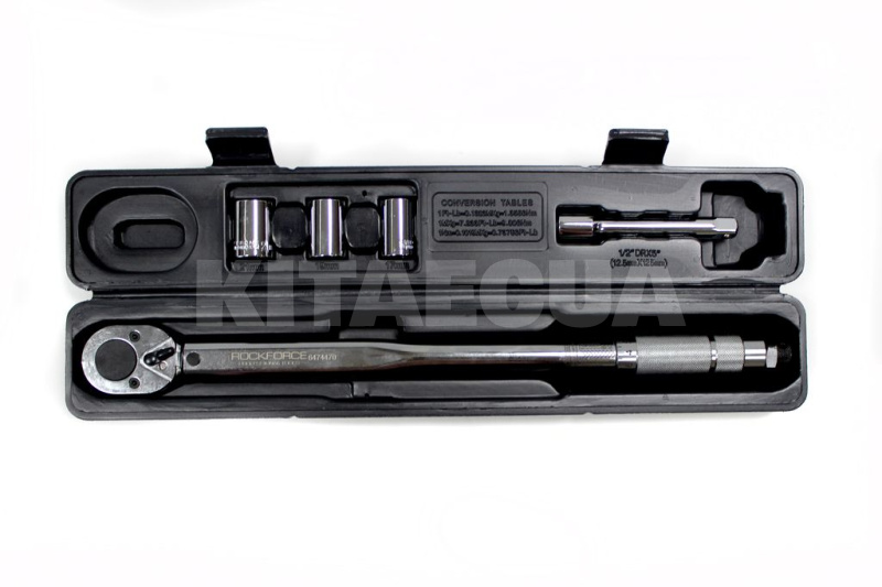 Динамометрический ключ щелчкового типа 1/2'' 40-210Нм ROCKFORCE (RF-6474470A)