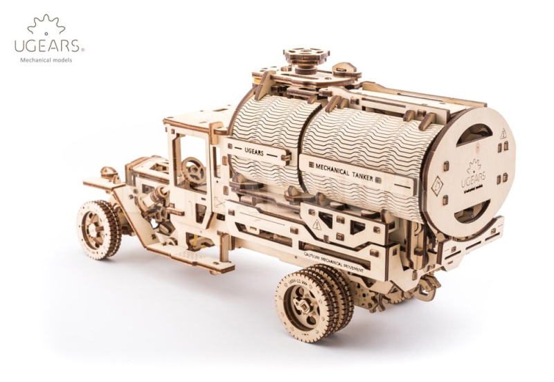 Механическая модель 3D пазл "Автоцистерна" UGEARS (70021) - 8