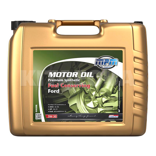 Масло моторне синтетичне 20л 5W-30 Fuel Conserving Ford MPM (MPM_05020E)