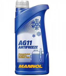 Антифриз-концентрат синий 1л AG11 -70°C Longterm Mannol