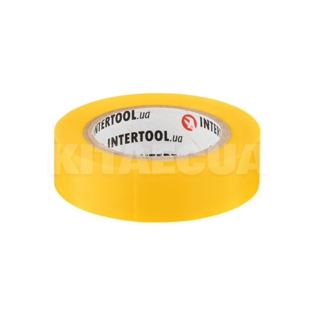 Стрічка ізоляційна 17мм x 10м жовта Intertool (IT-0032) - 2