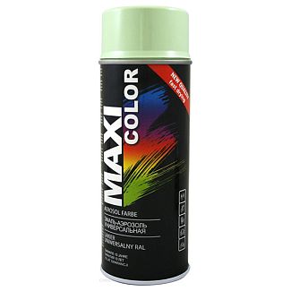 Краска-эмаль декоративная 400мл RAL 6019 пастельно-зеленая MAXI COLOR