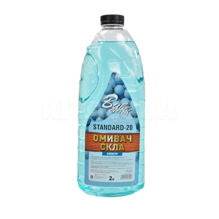 Омыватель зимний STANDARD -20С Bubble gum 2л Дорожня карта (48021155185)