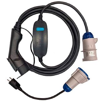 Зарядка для электромобиля 7.4 кВт 32А 1-фаза Type 2 (европейское авто) Portable Charger SPARKS