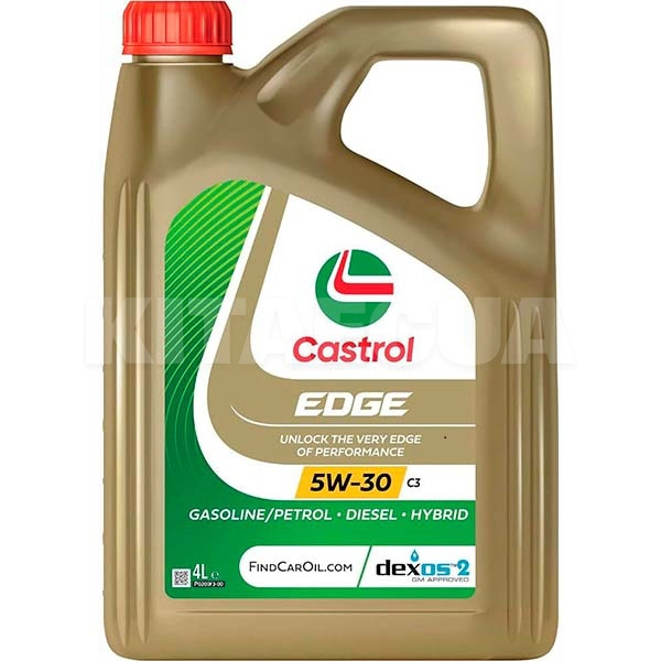Масло моторне синтетичне 4л 5W-30 EDGE C3 CASTROL (RB-EDG53C3-4X4L)