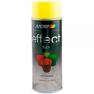 Краска желтая 400мл флуоресцентная Deco Effect MOTIP