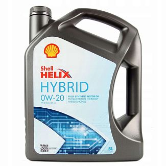Масло моторное cинтетическое 5л 0W-20 Helix Ultra Hybrid SHELL
