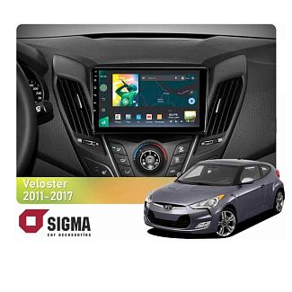 Штатная магнитола X9232 2+32 Gb 9" Hyundai Veloster FS 2011-2017 (A) SIGMA4car