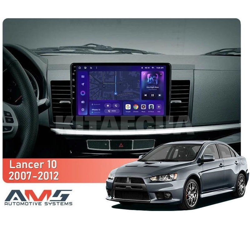 Штатна магнітола MOSS M3 4+32 ГБ 10" Mitsubishi Lancer 10 CY 2007-2012 (B) AMS (50842) - 2
