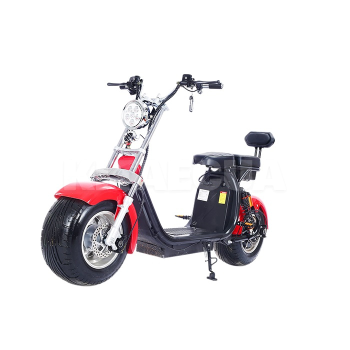 Електроскутер Citycoco Long 1500W, 60V12Ah, Red ROODER (00000050801)
