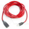Кабель USB Lightning 2.4A 2м червоний PowerPlant (CA911417)