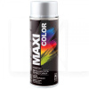 Краска-эмаль серебристая 400мл высоко-температурная 400° MAXI COLOR (MX0007)
