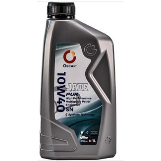 Масло моторное полусинтетическое 1л 10W-40 Jade Pur Oskar