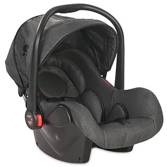 Автокресло детское Pluto Dark Grey 0-13 кг Lorelli