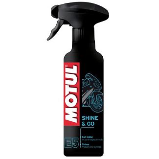 Средство для восстановления лаков и красок мотоциклов E5 Shine&Go 400ml MOTUL