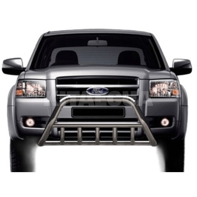 Кенгурятник WT003 Ford Ranger 2007-2011 нержавеющая сталь CAN (dd22432) - 2